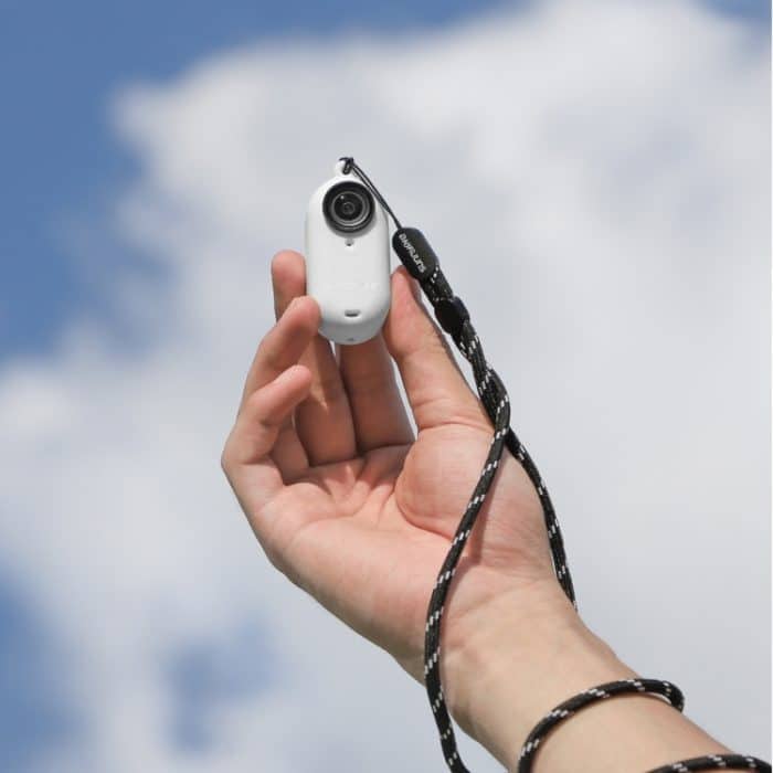 Sunnylife IST-BHT594 Kameragehäuse aus Silikon mit Objektivdeckel und Tragegurt, For Insta360 Go 3 – Bild 8