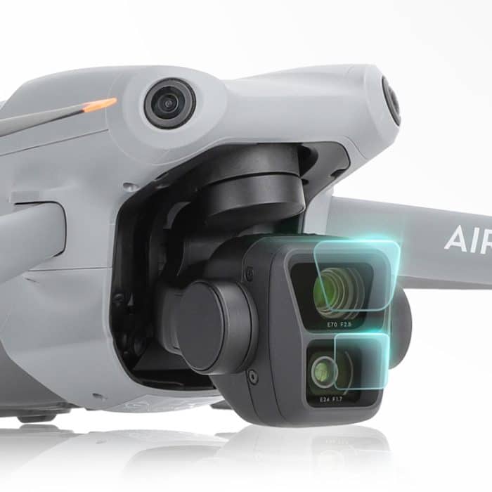 Sunnylife Linsenschutz aus gehärtetem Glas, kombinierte Schutzfolien, For DJI Air 3 1 Set, For DJI Air 3 2 Sets – Bild 1