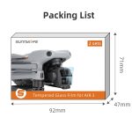 Sunnylife Linsenschutz aus gehärtetem Glas, kombinierte Schutzfolien, For DJI Air 3 1 Set, For DJI Air 3 2 Sets – Bild 7