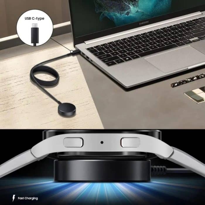 Originales USB-Uhrenladegerät für Samsung Galaxy, For Samsung Galaxy Watch Ultra 47mm, For Samsung Galaxy Watch5 SM-R900 / R910 / R905 / R915, For Samsung Galaxy Watch4 SM-R870 44mm, For Samsung Galaxy Watch4 SM-R875... – Bild 7