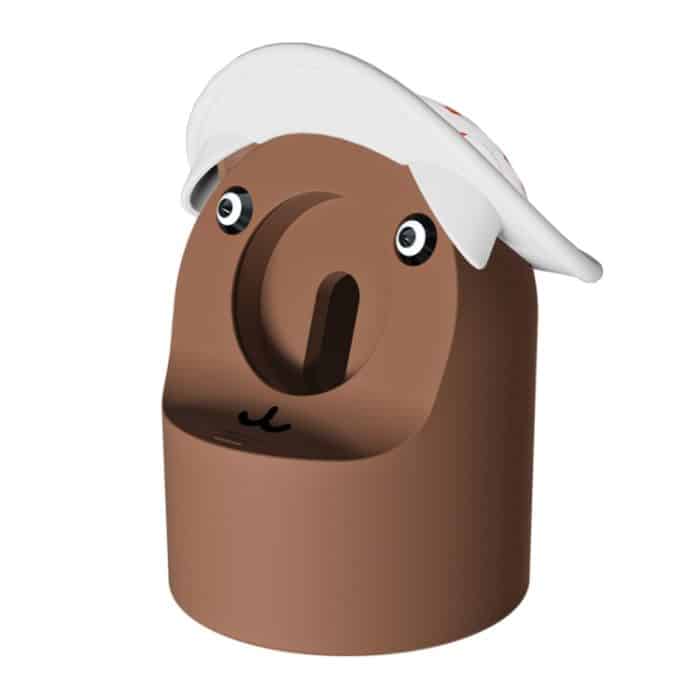 Silikon-Ladestation in Form eines Hutbären, For Apple Watch Series – Bild 1