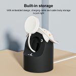 Silikon-Ladestation in Form eines Hutbären, For Apple Watch Series – Bild 3