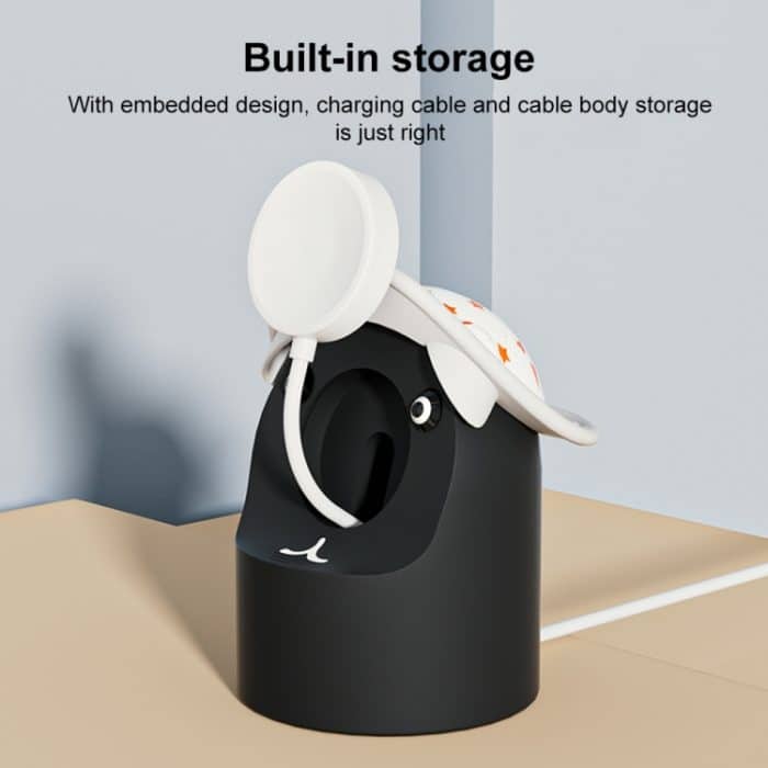 Silikon-Ladestation in Form eines Hutbären, For Apple Watch Series – Bild 3