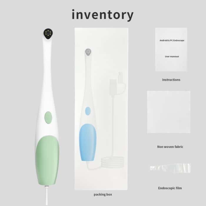 AN109 6LEDs 1080P 3 in 1 sichtbares Oralendoskop, 3 in 1 (Blue), 3 in 1 (Green) – Bild 8