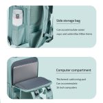 Outdoor-Reisen Schultertasche Laptop-Rucksack mit großer Kapazität, Green, Black, Purple, Khaki, Pink, Dark Green, Army Green – Bild 8