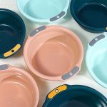 Haushalt hängende verdickte Doppelohr-Anti-Rutsch-Waschbecken zufällige Farbe, Small, Medium, Large – Bild 3