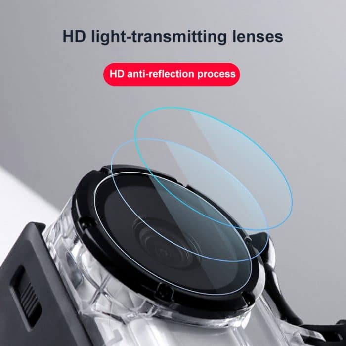 Wasserdichtes Unterwassergehäuse mit Touch-Rückseite, For Insta360 GO 3 / 3S – Bild 3