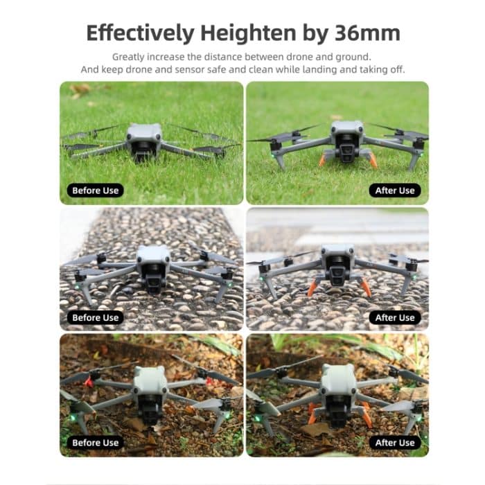 Sunnylife LG664 faltbares Spinnenfahrwerk, For DJI Air 3 – Bild 4