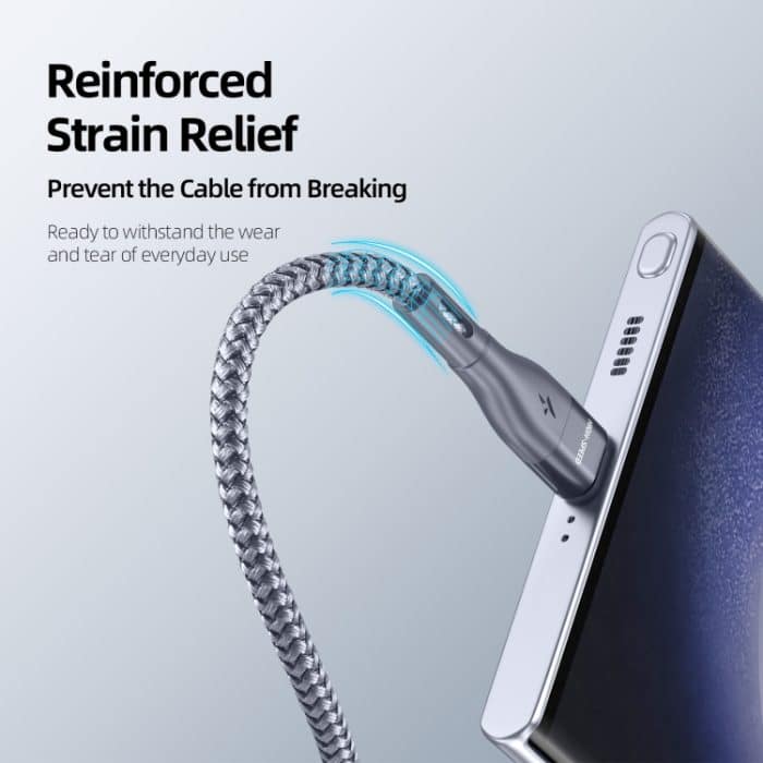 DUZZONA A8 2,4 A USB-auf-USB-C/Typ-C-Ladedatenkabel – Bild 5