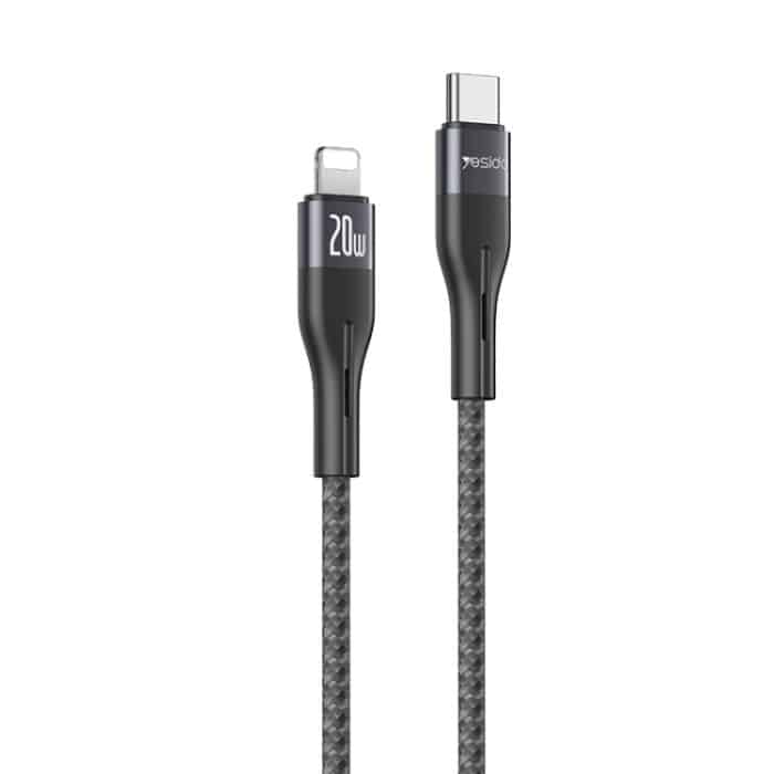 Yesido CA155 PD 20W USB-C / Typ-C auf 8-poliges Ladedatenkabel, Länge: 1 m – Bild 1