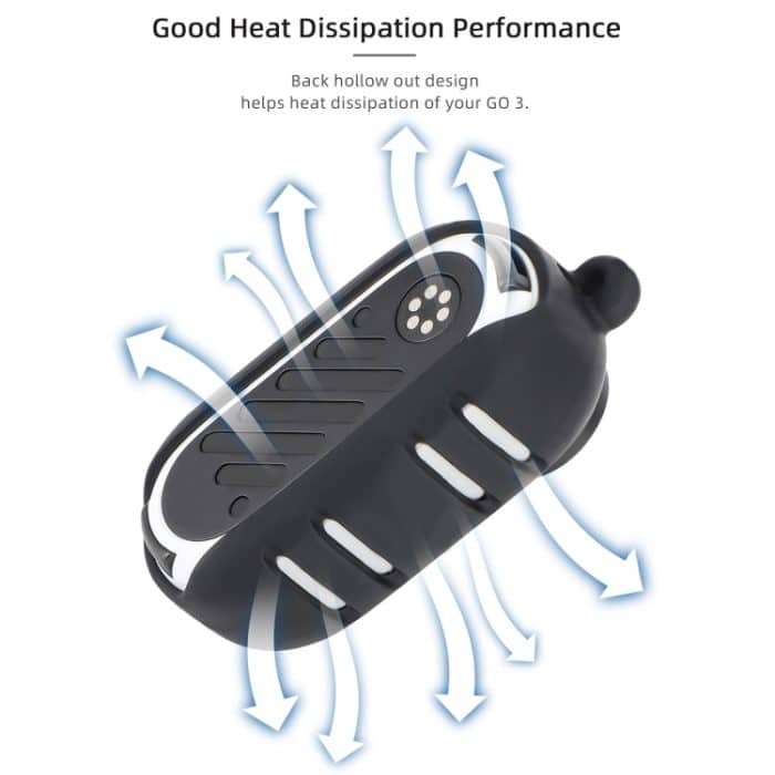 Sunnylife Kühlende Silikonhülle mit Aufklebern, umhüllende Objektivabdeckung mit Umhängeband, For Insta360 GO 3 – Bild 5