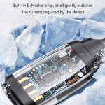 USAMS US-SJ645 U85 1,2 m PD100W 6-in-1-Legierung, multifunktionales Schnellladekabel – Bild 8