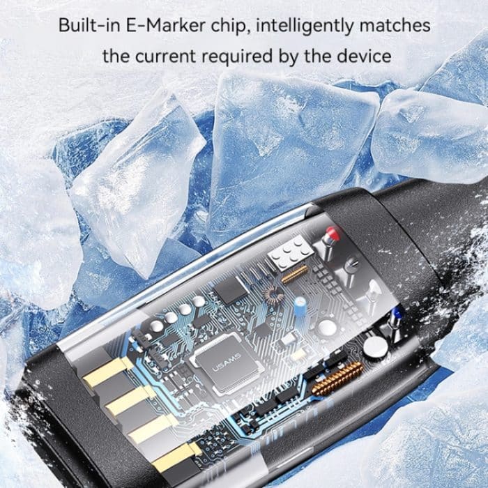 USAMS US-SJ645 U85 1,2 m PD100W 6-in-1-Legierung, multifunktionales Schnellladekabel – Bild 8