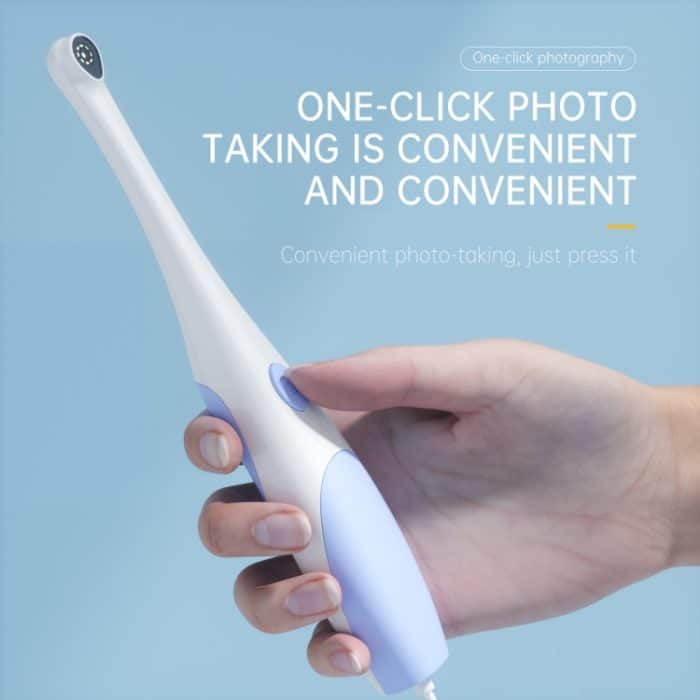 AN109 8LEDs 3.0MP 2 in 1 sichtbares Oralendoskop, 2 in 1 (Purple) – Bild 5