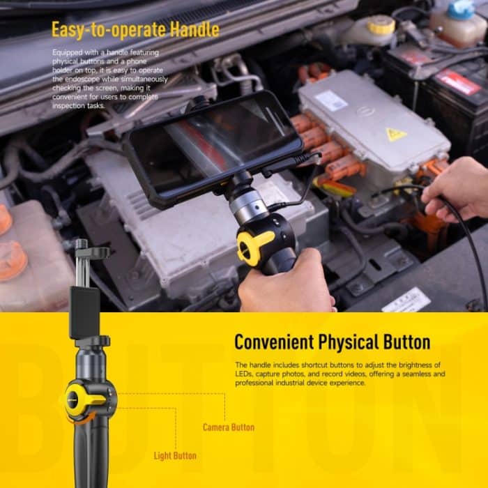 Ulefone uSmart E03 Drehbares Endoskop IP67 Wasserdicht für Armor 24 / 21 / 19 / 18T / Armor Pad, uSmart E03 – Bild 7