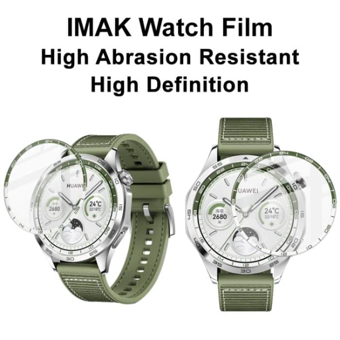IMAK Plexiglas HD Uhrenschutzfolie, For Huawei Watch GT 4 46mm Spruce Green Edition – Bild 3