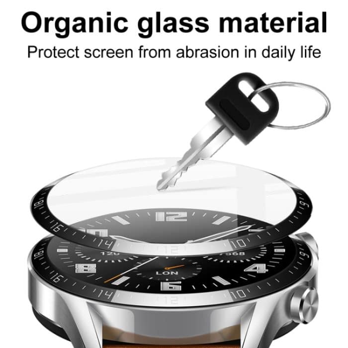 IMAK Plexiglas HD Uhrenschutzfolie, For Huawei Watch GT 4 46mm Spruce Green Edition – Bild 4