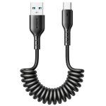 JOYROOM SA38-AC3 3A USB-auf-USB-C/Typ-C-Spiral-Schnellladedatenkabel