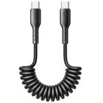 JOYROOM SA38-CC3 60 W USB-C/Typ-C auf USB-C/Typ-C Spiralschnelllade-Datenkabel