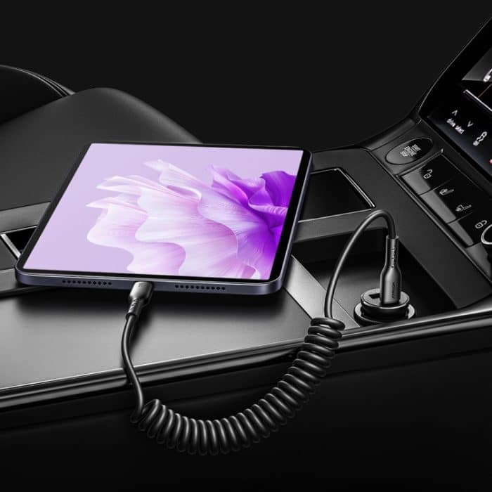 JOYROOM SA38-CC3 60 W USB-C/Typ-C auf USB-C/Typ-C Spiralschnelllade-Datenkabel – Bild 3