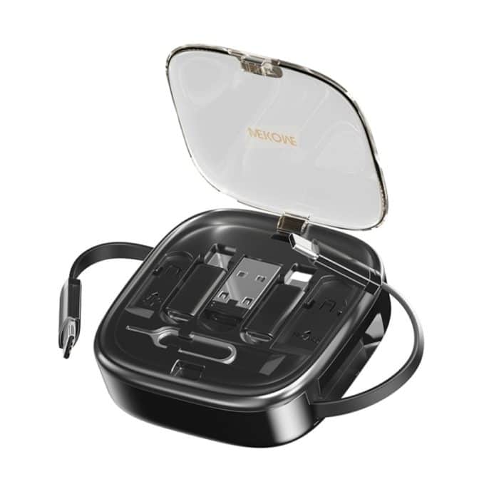 WK WDC-15 Pioneer Series 65 W USB-C/Typ-C auf USB-C/Typ-C multifunktionales Teleskop-Speicherdatenkabel, Länge: 1 m – Bild 1