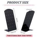 10 Stück YX039 24 Löcher Ohrring-Schmuckständer Acryl-Schmuckständer – Bild 2