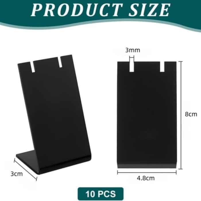 10 Stück YX040 Acryl-Schmuck-Ohrring-Ausstellungsständer – Bild 3