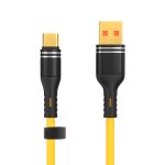 USB-auf-USB-C/Typ-C-Flüssigsilikon-Ladedatenkabel, Länge: 1,2 m