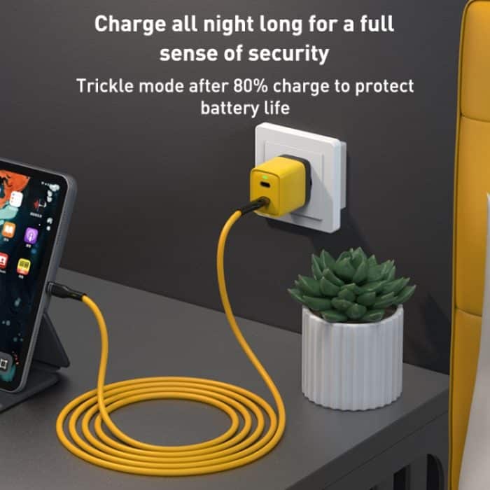 USB-C/Typ-C auf USB-C/Typ-C Flüssigsilikon-Ladedatenkabel, Länge: 1,2 m – Bild 7