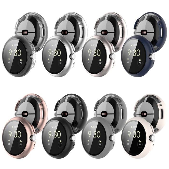 Integrierte Uhrenschutzhülle aus PC + gehärtetem Film, For Google Pixel Watch 2 – Bild 3