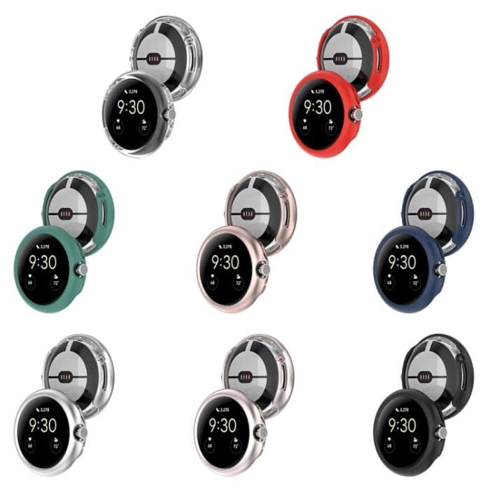 Halbe Packung hohle PC-Uhrenschutzhülle, For Google Pixel Watch 2 – Bild 3