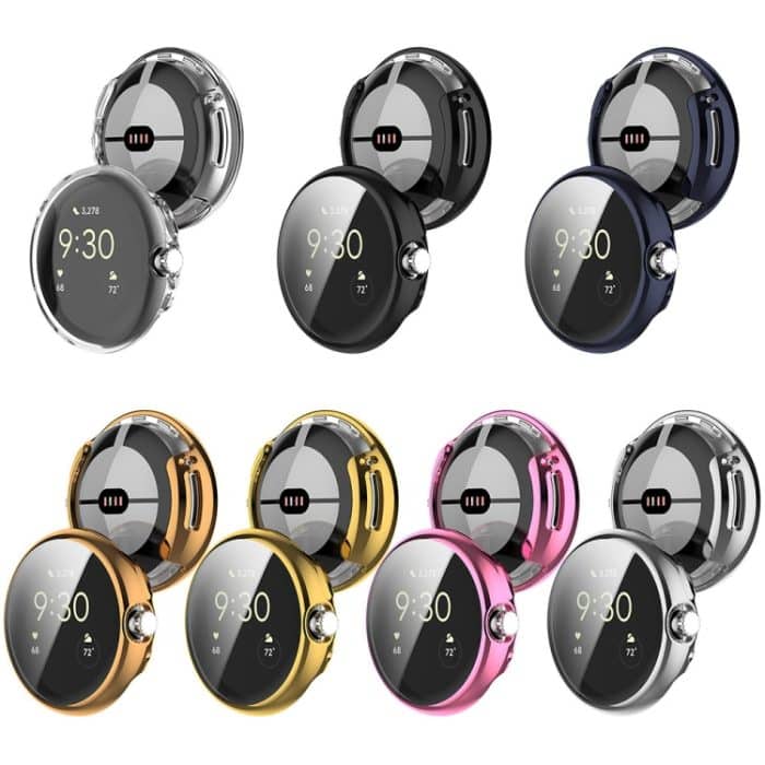 Vollständig abdeckende, galvanisierte TPU-Uhrenschutzhülle, For Google Pixel Watch 2 – Bild 3