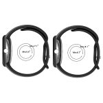 Für Google Pixel Watch 2, einfarbiges Silikon-Uhrenarmband, S Size, L Size – Bild 3