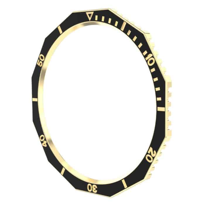 Einfarbiger Watch-Time-Lünettenring aus Stahl, For Samsung Galaxy Watch6 Classic 47mm R960, For Samsung Galaxy Watch6 Classic 43mm R950 – Bild 1