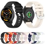 Flüssigglänzendes Silikon-Uhrenarmband mit silberner Schnalle, For Garmin Venu 3 – Bild 2