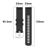 Flüssigglänzendes Silikon-Uhrenarmband mit silberner Schnalle, For Garmin Venu 3 – Bild 3