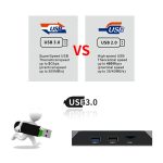 X96 max+ 4K Smart-TV-Box, Android 9.0, Amlogic S905X3 Quad-Core Cortex-A55, 4 GB + 32 GB, unterstützt LAN, AV, 2,4 G/5 G WLAN, USB x 2, TF-Karte,, EU Plug, US Plug, UK Plug, AU Plug – Bild 11