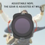 Für DJI OSMO Pocket 3 JSR ZB-Serie Kameraobjektivfilter, Streak Drawing Blue, Streak Drawing Gold – Bild 4