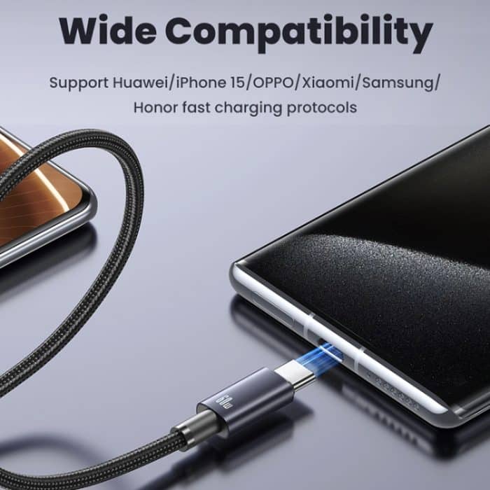 USAMS US-SJ661 Typ-C-auf-Typ-C-60-W-Schnellladedatenkabel, Länge: 1,2 m – Bild 6