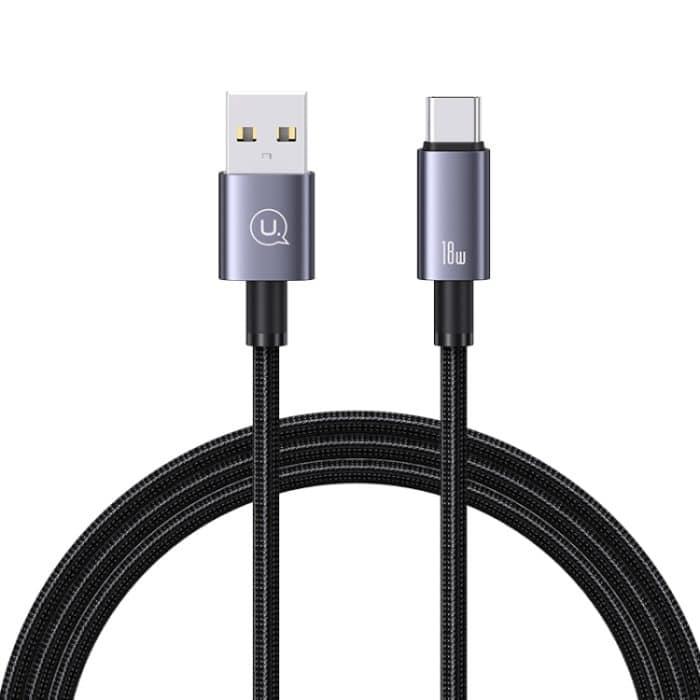 USAMS US-SJ663 USB-auf-Typ-C-3A-Schnellladedatenkabel, Länge: 1,2 m – Bild 1