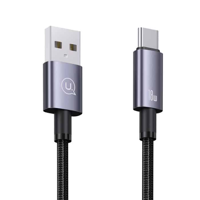 USAMS US-SJ663 USB-auf-Typ-C-3A-Schnellladedatenkabel, Länge: 1,2 m – Bild 2