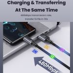 USAMS US-SJ663 USB-auf-Typ-C-3A-Schnellladedatenkabel, Länge: 1,2 m – Bild 8