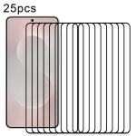 25 Stück Vollkleber-Displayschutzfolie aus gehärtetem Glas, unterstützt das Entsperren von Fingerabdrücken, For Samsung Galaxy S25 Edge 5G, For Samsung Galaxy S25 5G, For Samsung Galaxy S25+ 5G, For Samsung Galaxy S25 Ultra 5G...