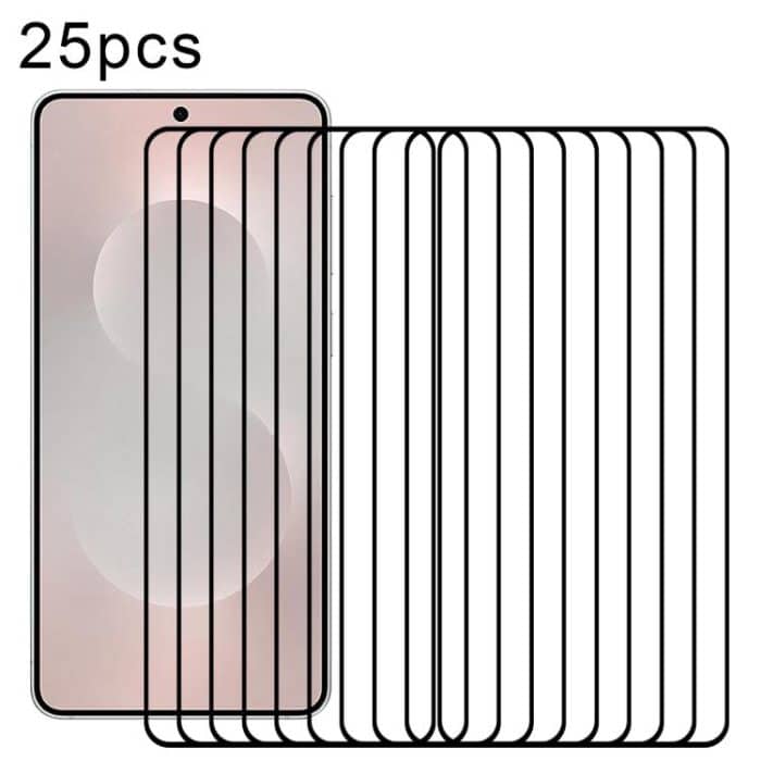 25 Stück Vollkleber-Displayschutzfolie aus gehärtetem Glas, unterstützt das Entsperren von Fingerabdrücken, For Samsung Galaxy S25 Edge 5G, For Samsung Galaxy S25 5G, For Samsung Galaxy S25+ 5G, For Samsung Galaxy S25 Ultra 5G... – Bild 1