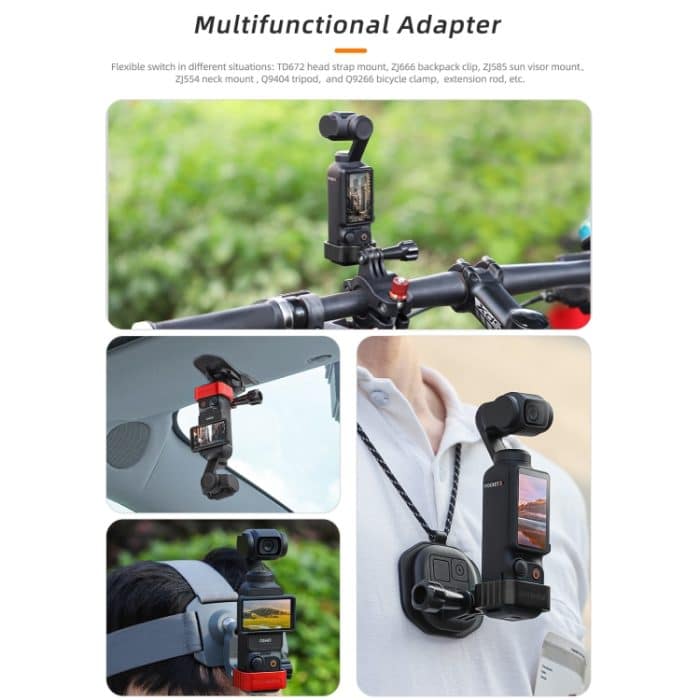 Metall-Erweiterungshalterung, Adapterrahmenhalter mit Schraube, For DJI OSMO Pocket 3 – Bild 8