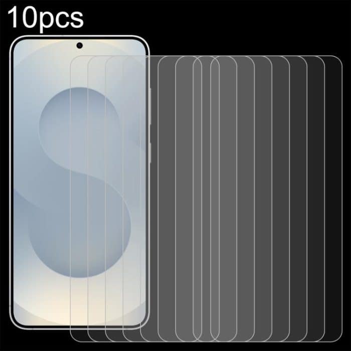 10 Stück 0,18 mm 9H 2,5D gehärtete Glasfolie, unterstützt das Entsperren von Fingerabdrücken, For Samsung Galaxy S25 Edge 5G, For Samsung Galaxy S25 5G, For Samsung Galaxy S25+ 5G, For Samsung Galaxy S25 Ultra 5G, For Samsung Galaxy S24 Ultra 5G... – Bild 1