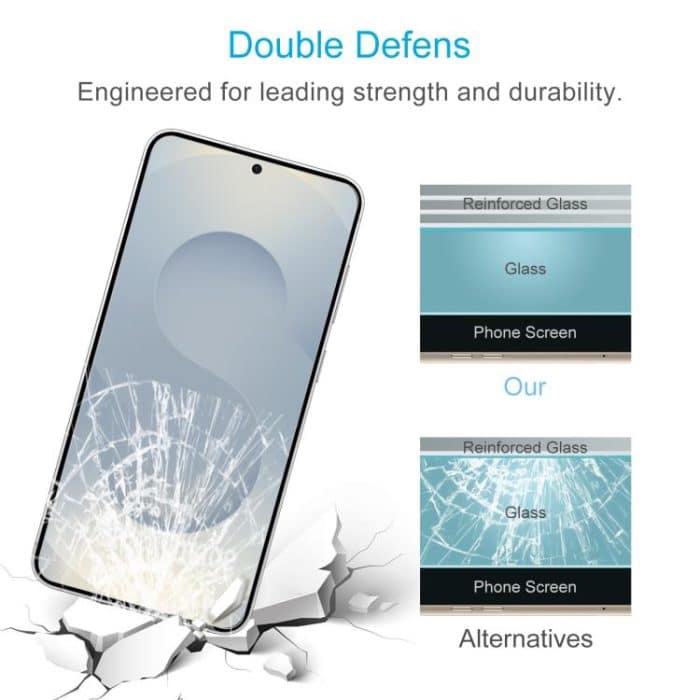 10 Stück 0,18 mm 9H 2,5D gehärtete Glasfolie, unterstützt das Entsperren von Fingerabdrücken, For Samsung Galaxy S25 Edge 5G, For Samsung Galaxy S25 5G, For Samsung Galaxy S25+ 5G, For Samsung Galaxy S25 Ultra 5G, For Samsung Galaxy S24 Ultra 5G... – Bild 5