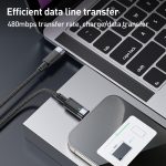 YESIDO CA160 1,2 m 60 W USB-C/Typ-C auf Typ-C Ladekabel mit automatischer Abschaltung – Bild 4