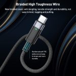 YESIDO CA160 1,2 m 60 W USB-C/Typ-C auf Typ-C Ladekabel mit automatischer Abschaltung – Bild 5