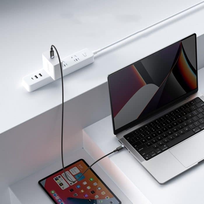 YESIDO CA160 1,2 m 60 W USB-C/Typ-C auf Typ-C Ladekabel mit automatischer Abschaltung – Bild 10